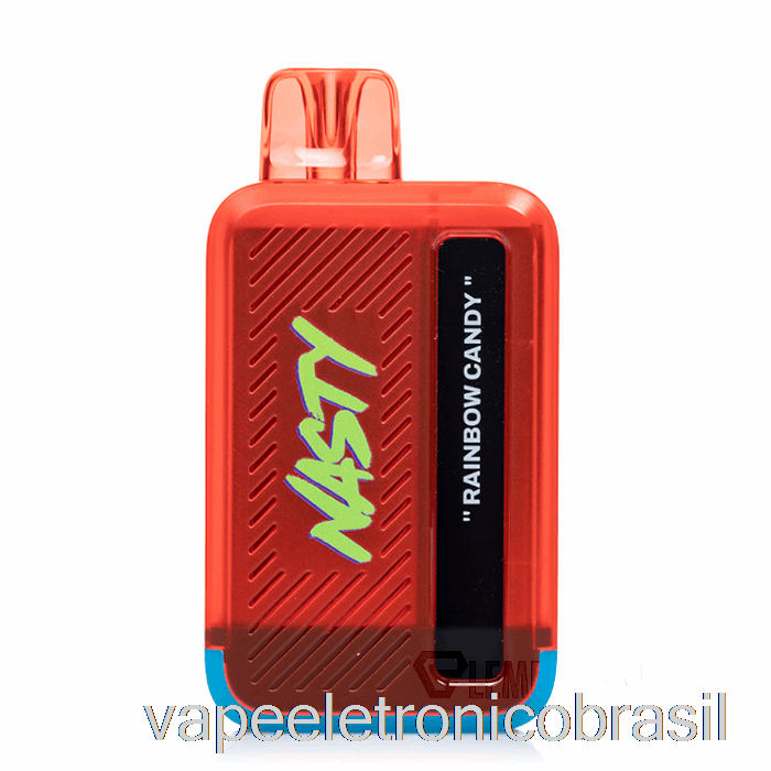 Vape Eletrônico Nasty Bar Dx8.5i 8500 Doces Arco-íris Descartáveis